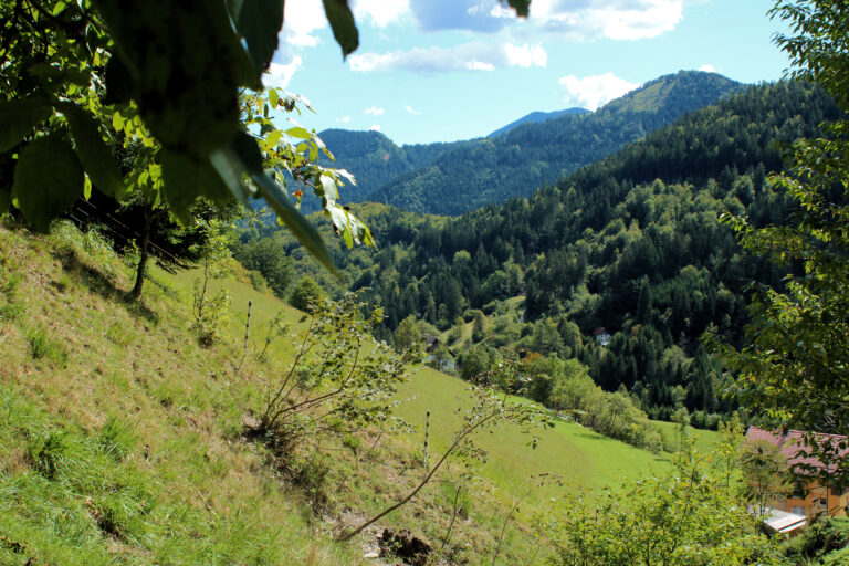 the beautiful landscape of Sorica, Slovenia